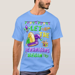Let The Shenanigans Begin Mardi Gras TShirt