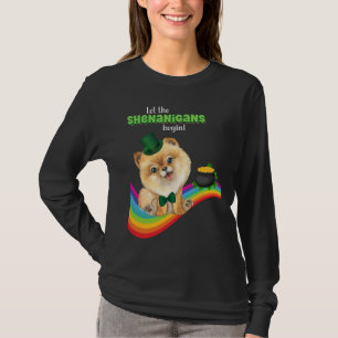 Let The Shenanigans Begin St Patrick’s Day Dog Luc T-Shirt