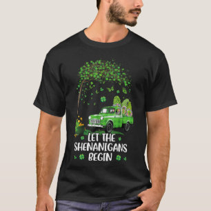 Let The Shenanigans Begin St Patricks Day Gnomes G T-Shirt