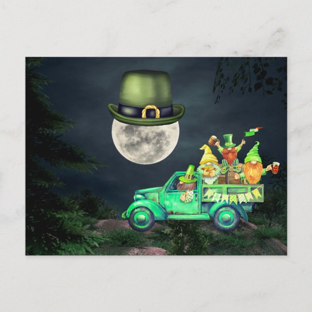 Let the Shenanigans Begin St. Patrick's Day Postcard (Front)