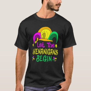 Let The Shenanigans BeginMardi Gras Parade Festiva T-Shirt