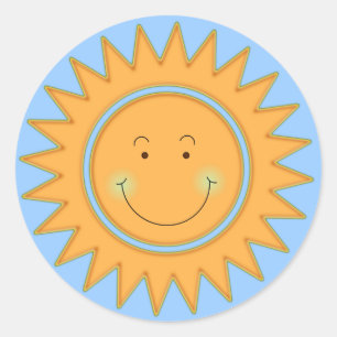 Let the Sun Shine In Classic Round Sticker
