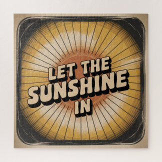 Let The Sunshine In Jigsaw Puzzle