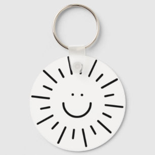 Let The Sunshine In! Key Ring