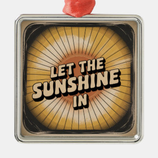 Let The Sunshine In Metal Tree Decoration