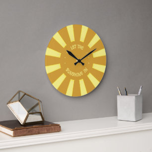 Let the Sunshine in 🌞 Wall Clock