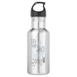 Let the Wild Rumpus Start - Blue 532 Ml Water Bottle
