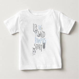 Let the Wild Rumpus Start - Blue Baby T-Shirt