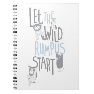 Let the Wild Rumpus Start - Blue Notebook
