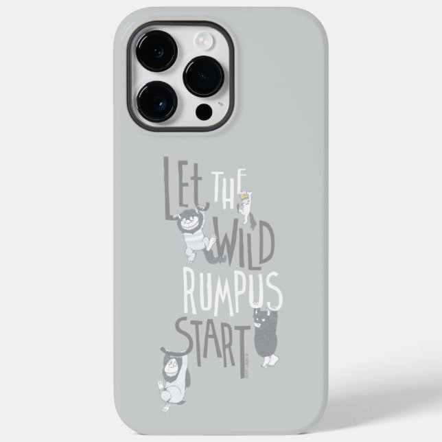 Let the Wild Rumpus Start Case-Mate iPhone Case (Back)