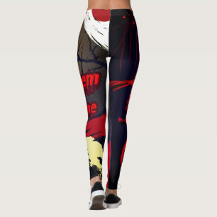 ⛈️🥷Let Them Come, Samurai Storm🥷⛈️ Leggings