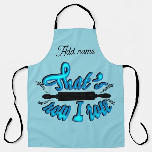 Let Them Cook Personalised Kitchen Apron (Front)