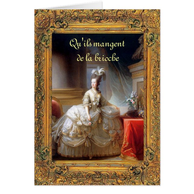 Let Them Eat Cake (French) Marie Antoinette (Front)