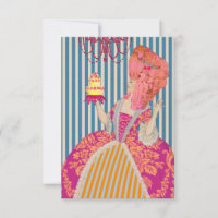 Let them Eat Cake -  Invitations / RSVP