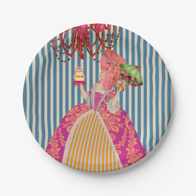 Let Them Eat Cake (More Options) - Paper Plate (Front)