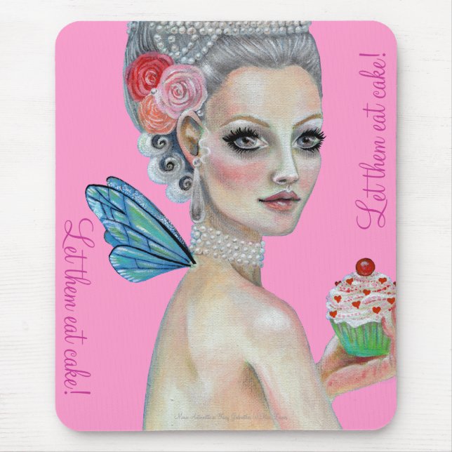 Let them eat cake! mouse mat (Front)