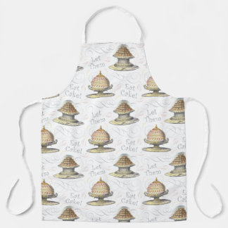 Let them Eat Cake Pastry Chef Funny French Apron