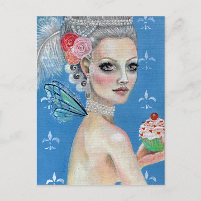 Let them eat cake postcard (Front)