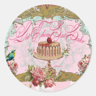 Let Them Eat Cake Seals or Stickers 2
