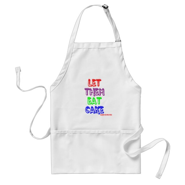 Let them eat cake standard apron (Front)