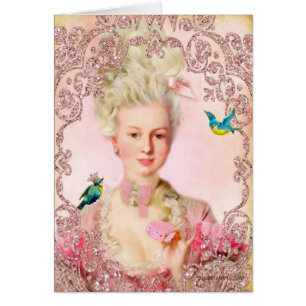 Let Them Eat Macarons Marie Antoinette Cards