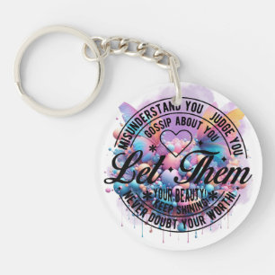 Let Them — Empowerment Bloom Key Ring