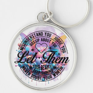 Let Them — Empowerment Bloom Key Ring