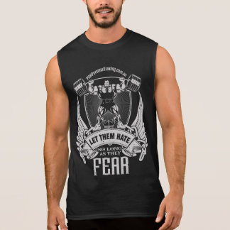 Let them fear singlet sleeveless shirt