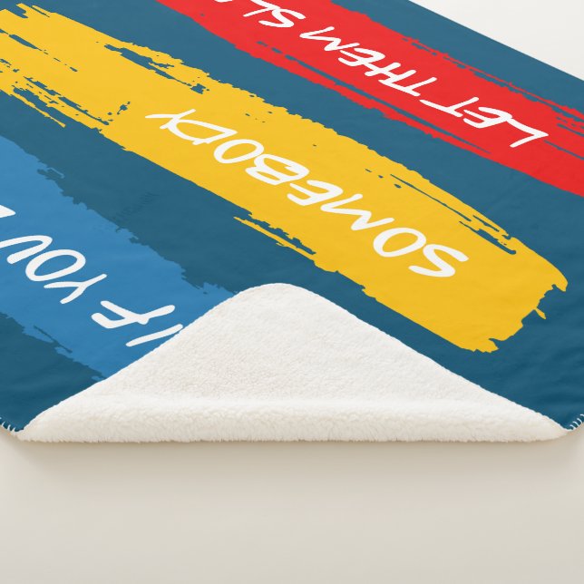 Let Them Sleep Sherpa Blanket (3/4)