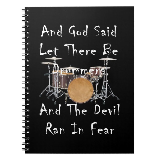 Let there Be Drummers Notebook (Front)