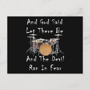 Let there Be Drummers Postcard