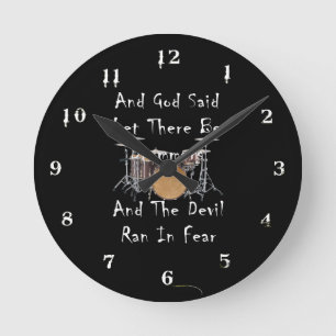 Let there Be Drummers Round Clock