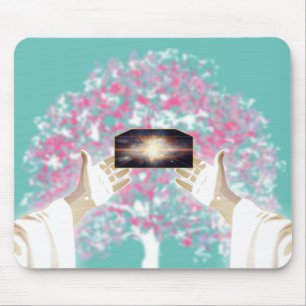 Let there be light: and there was light mouse mat