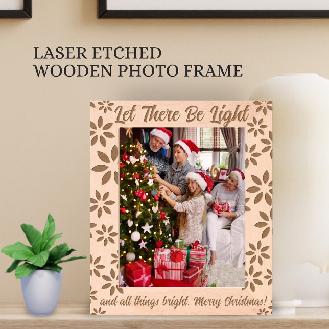 Let There Be Light, Christmas Holidays Photo Etched Frames (Creator Uploaded)