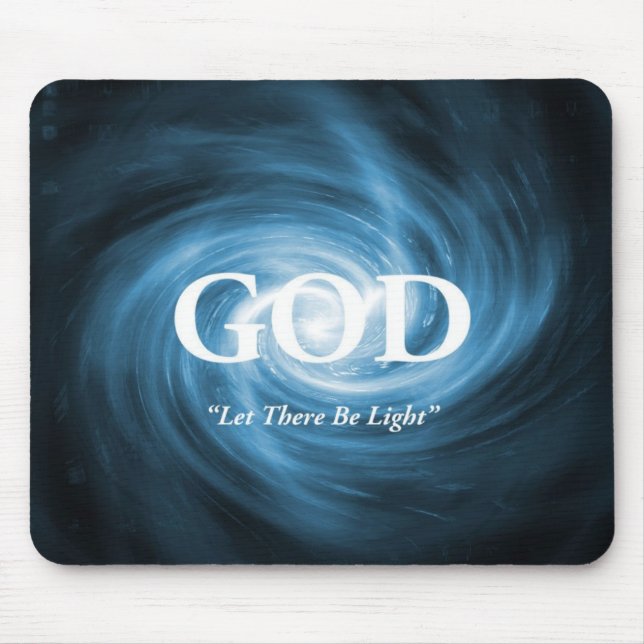 "Let There Be Light" Mouse Mat (Front)