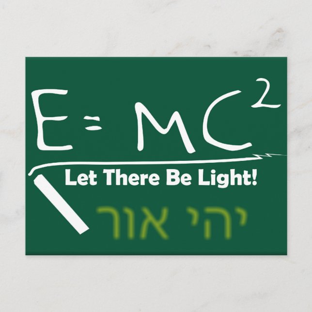 Let There Be Light Postcard (Front)