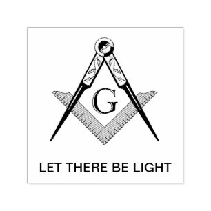 Let there be light rubber stamp 