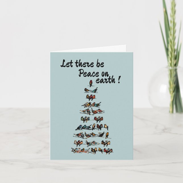 Let There Be Peace On Earth  Thank You Card (Front)