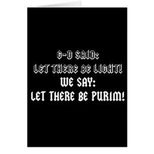 LET THERE BE PURIM