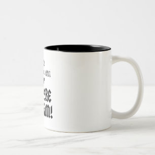 let there be purim Two-Tone coffee mug