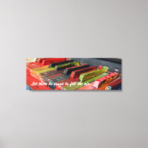 Let There Be Songs To Fill The Air Piano Canvas