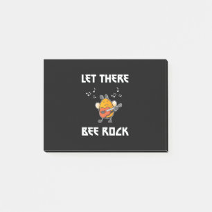 Let There Bee Rock Post-it Notes