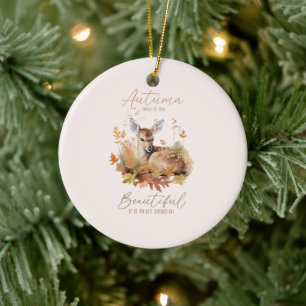 Let Things Go Autumn Ceramic Tree Decoration