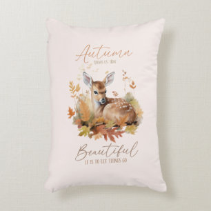 Let Things Go Autumn Decorative Cushion