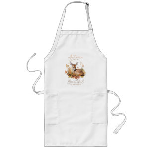 Let Things Go Autumn Long Apron