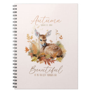 Let Things Go Autumn Notebook