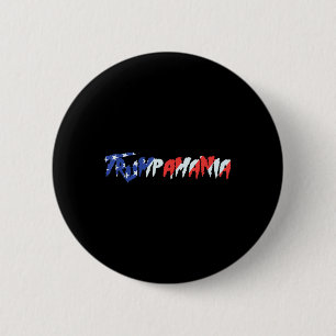 Let Trump-a-mania Run Wild Brother Trump 2024 6 Cm Round Badge