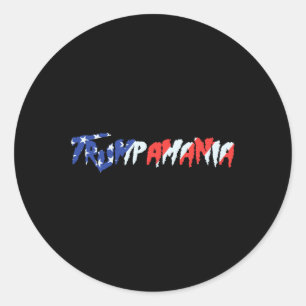Let Trump-a-mania Run Wild Brother Trump 2024 Trum Classic Round Sticker