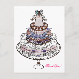 Let Us Eat Cake  ~ Postcard / Invitations