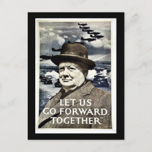 Let Us Go For War Postcard